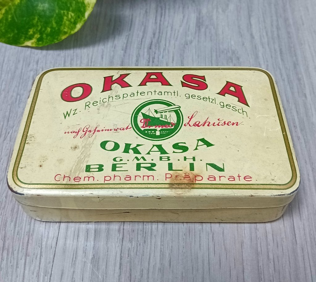 okasa g.m.b.h berlin blik, Verzenden, Gebruikt, Overige