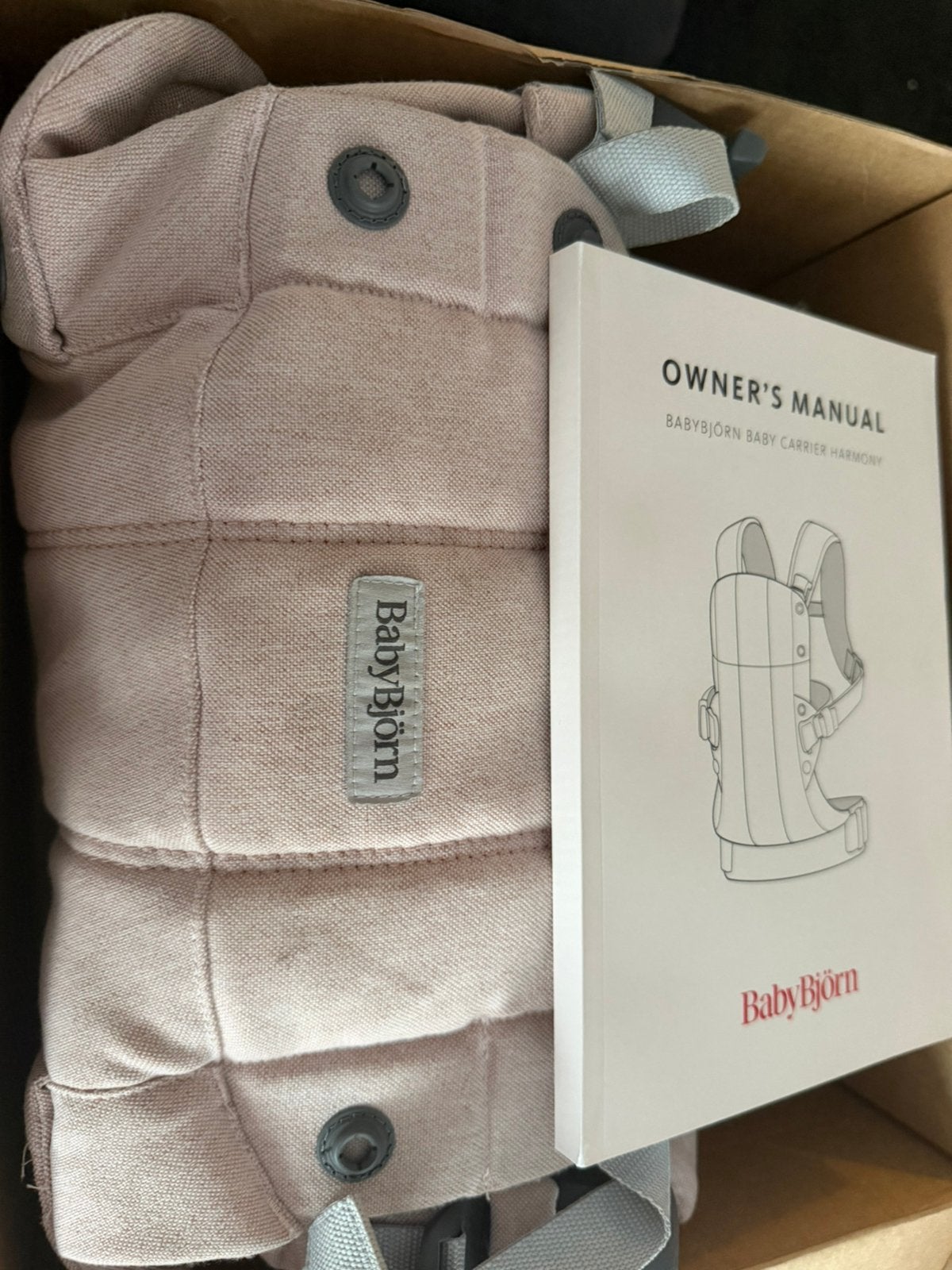 BabyBjorn draagzak Baby Carrier Harmony light pink, Dieren en Toebehoren, Ophalen, Zo goed als nieuw