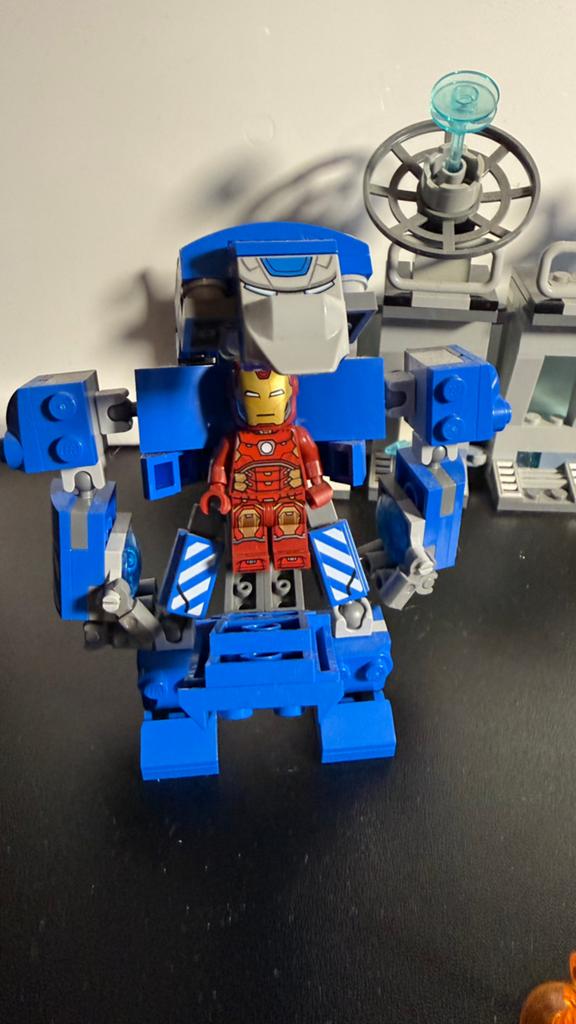 Lego Marvel Super Heroes 76125 Iron Man Mech, Kinderen en Baby's, Speelgoed | Bouwstenen, Zo goed als nieuw, Ophalen