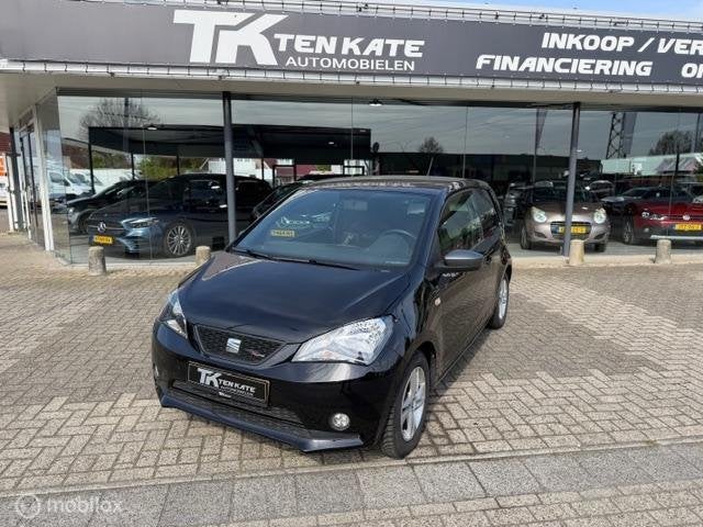 Seat Mii 1.0 Mii by Mango FR, Auto's, Seat, Voorwielaandrijving, Gebruikt, Mii, Zwart