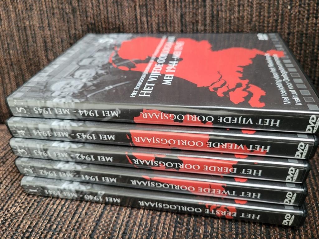 De oorlogsjaren 5 dvd's Tweede Wereldoorlog, Vanaf 12 jaar, Ophalen of Verzenden, Zo goed als nieuw