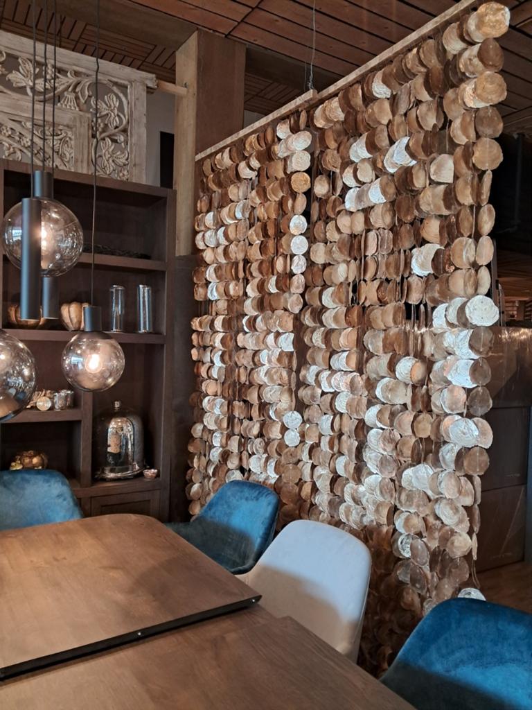 Schelpen roomdivider/gordijn, Ophalen, Nieuw