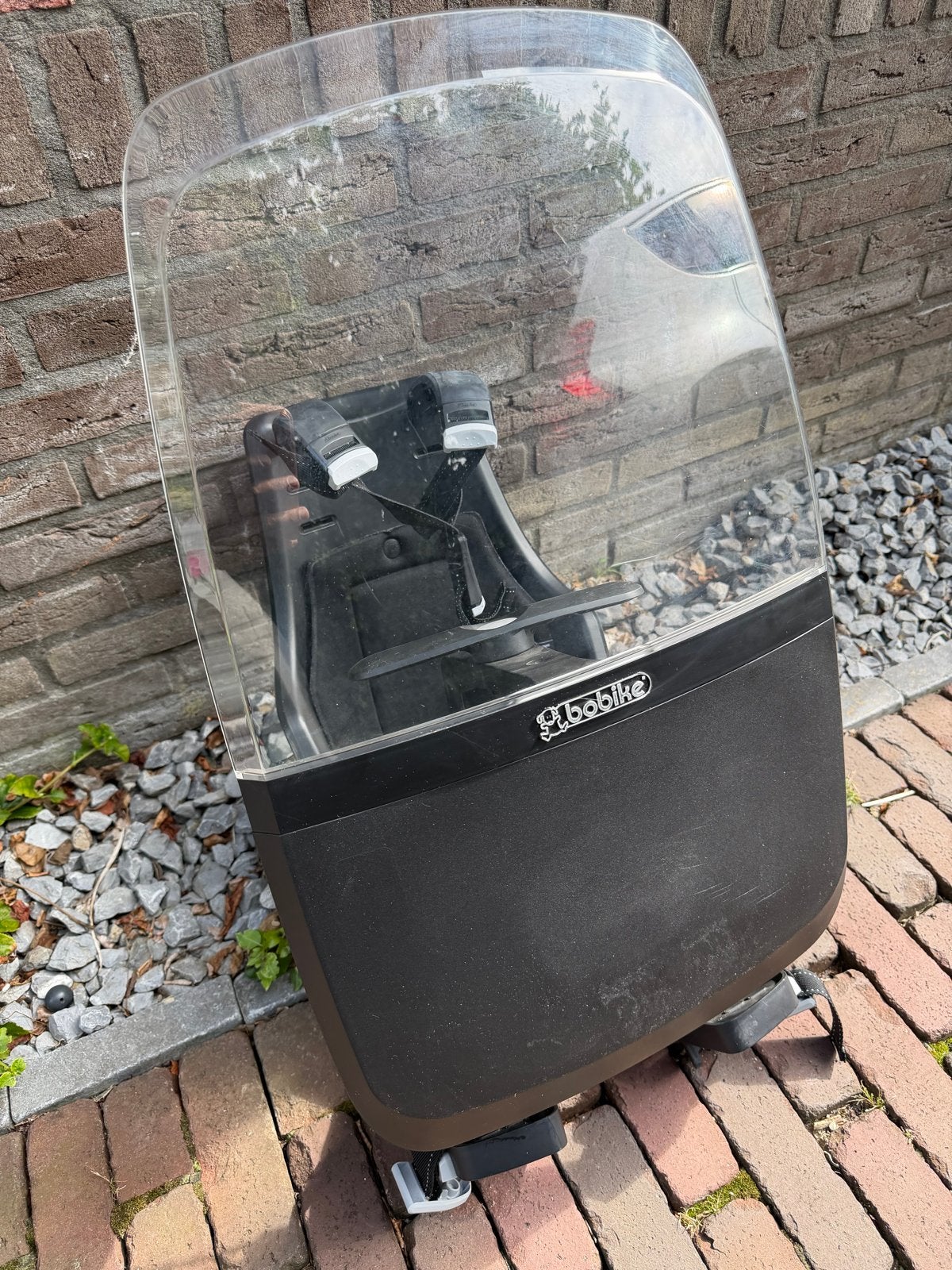Bobike Mini Fietszitje Voor, Fietsen en Brommers, Fietsaccessoires | Fietsstoeltjes, Ophalen, Voetsteuntjes, Voorzitje, Zo goed als nieuw