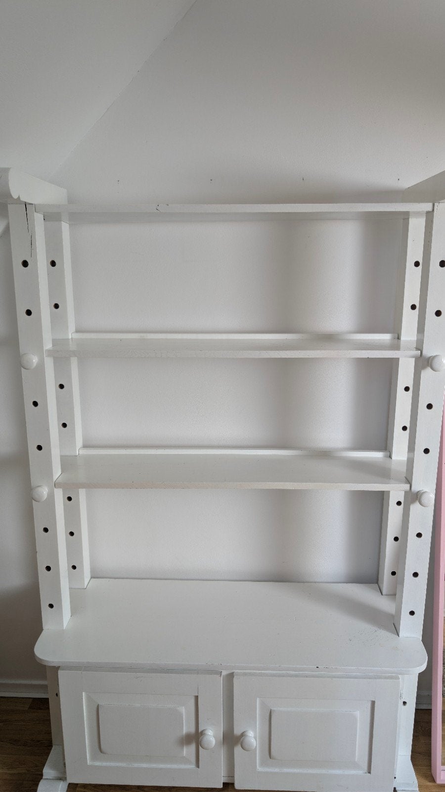 White, solid wood shelf, Ophalen of Verzenden