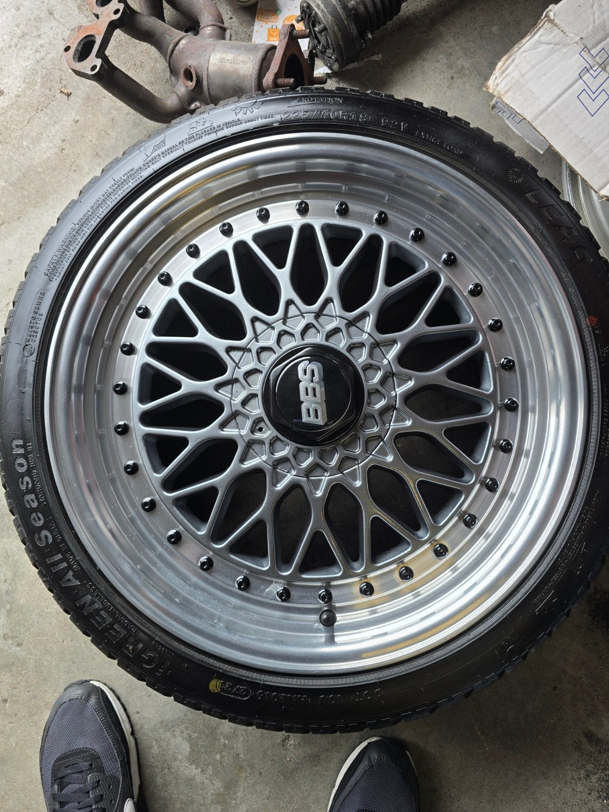 BBS Velgen 18 inch breedset Nogaro Silver 5x100/5x112, Auto-onderdelen, Banden en Velgen, 18 inch, Banden en Velgen, Ophalen of Verzenden