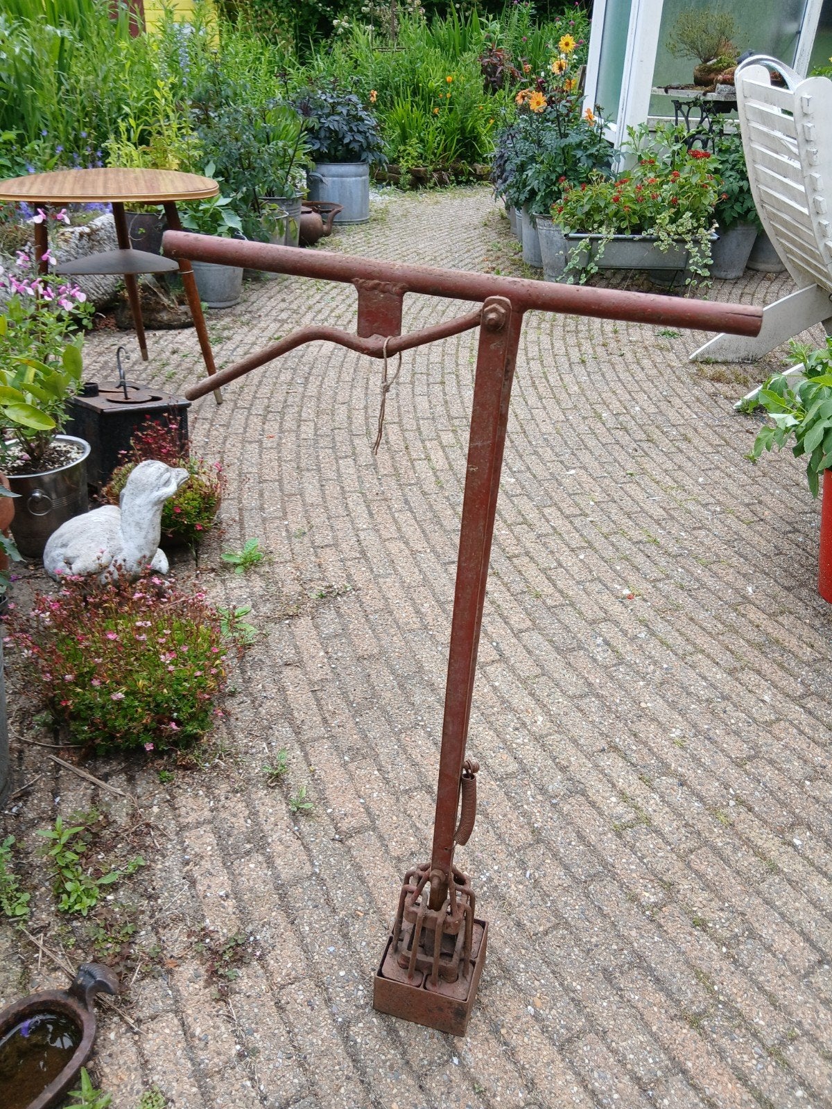 Vintage pottenpers, Antiek en Kunst, Ophalen of Verzenden