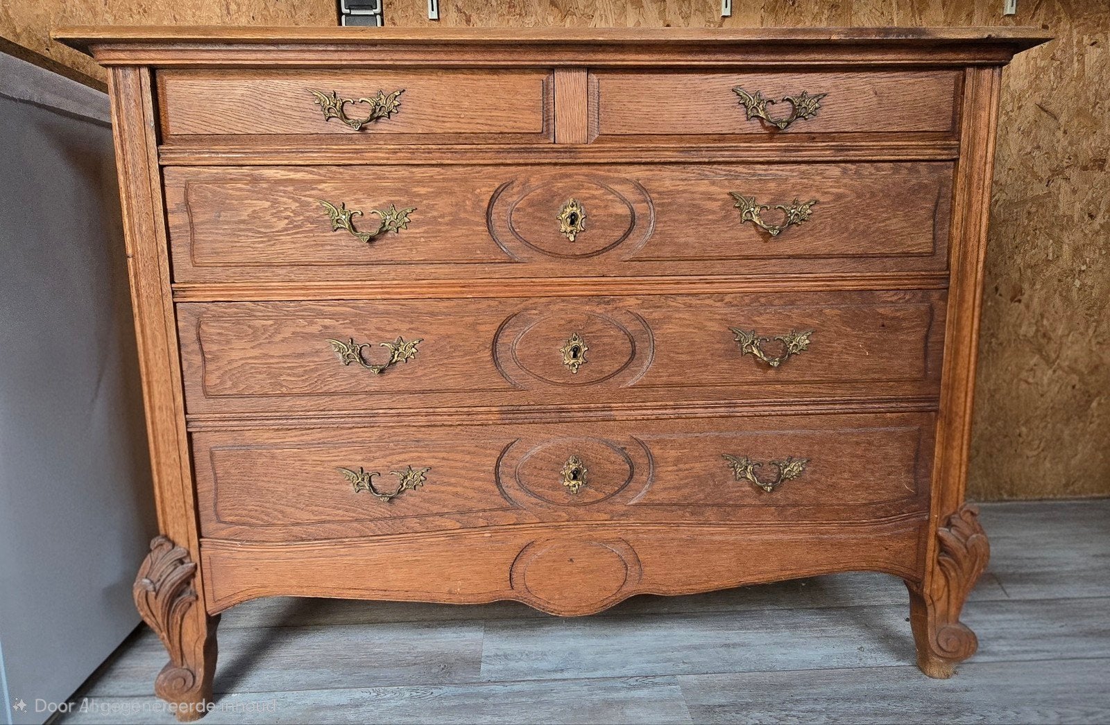 Antieke Eiken Commode met Lades, Ophalen