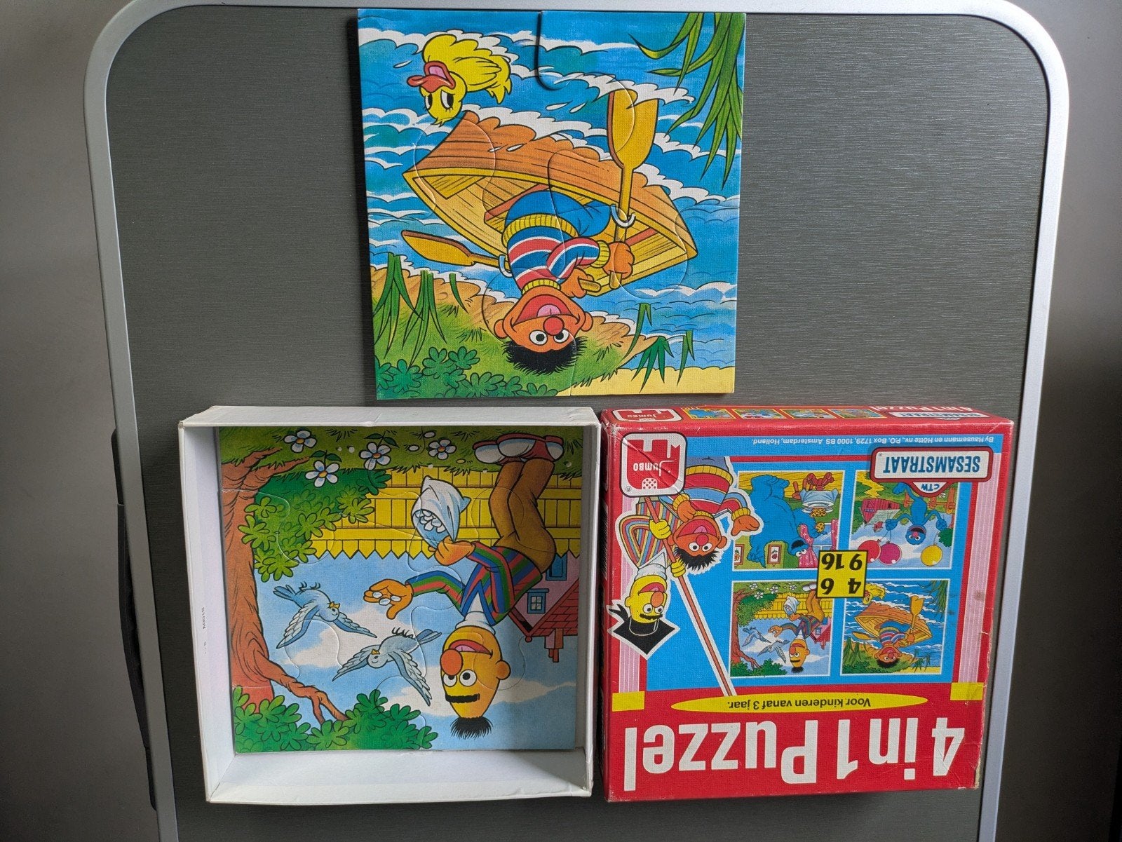 Sesamstraat Bert en Ernie, Ophalen of Verzenden, 10 tot 50 stukjes, Gebruikt, 2 tot 4 jaar