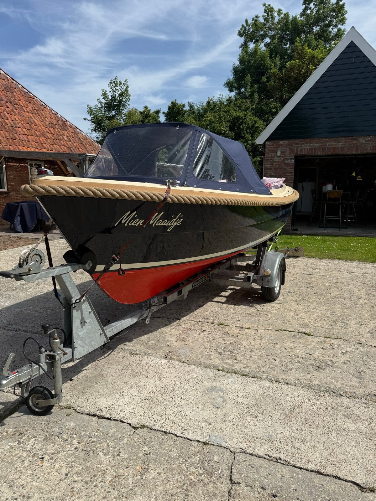 Clever Viking 565 Sloep met Buitenboordmotor in de bun., Overige merken, Gebruikt, Afdekzeil, Buitenboordmotor