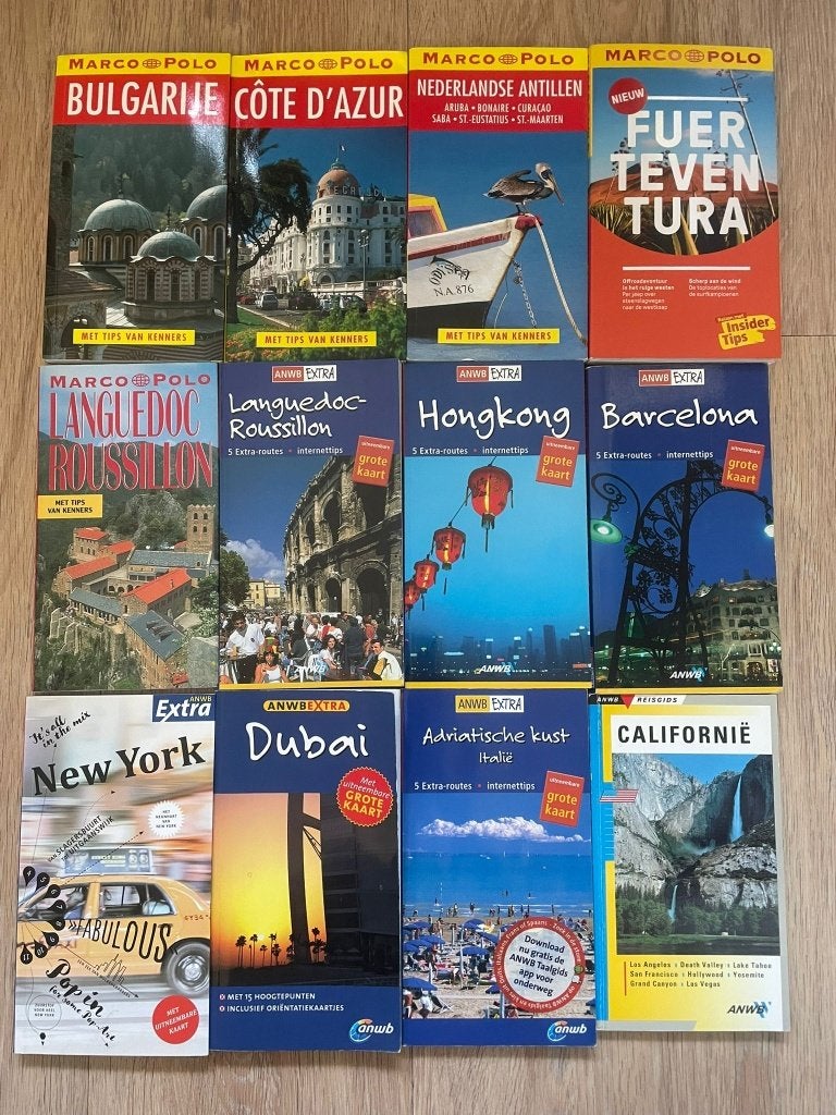 Diverse reisgidsen Europa - Azië - Amerika - Afrika, Overige merken, Ophalen of Verzenden, Zo goed als nieuw, Reisgids of -boek
