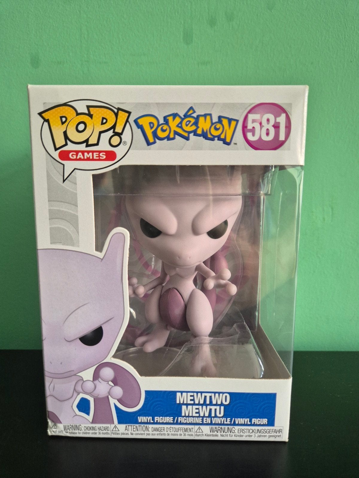 Funko Pop! Pokémon Mewtwo #581 Vinyl Figuur, Ophalen, Zo goed als nieuw