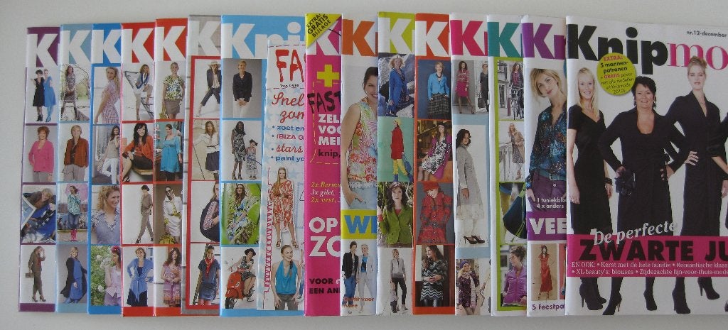 Knipmode maandblad 2010 compleet met alle patronen 11 nrs, Overige typen, Vrouw, Nieuw, Ophalen of Verzenden