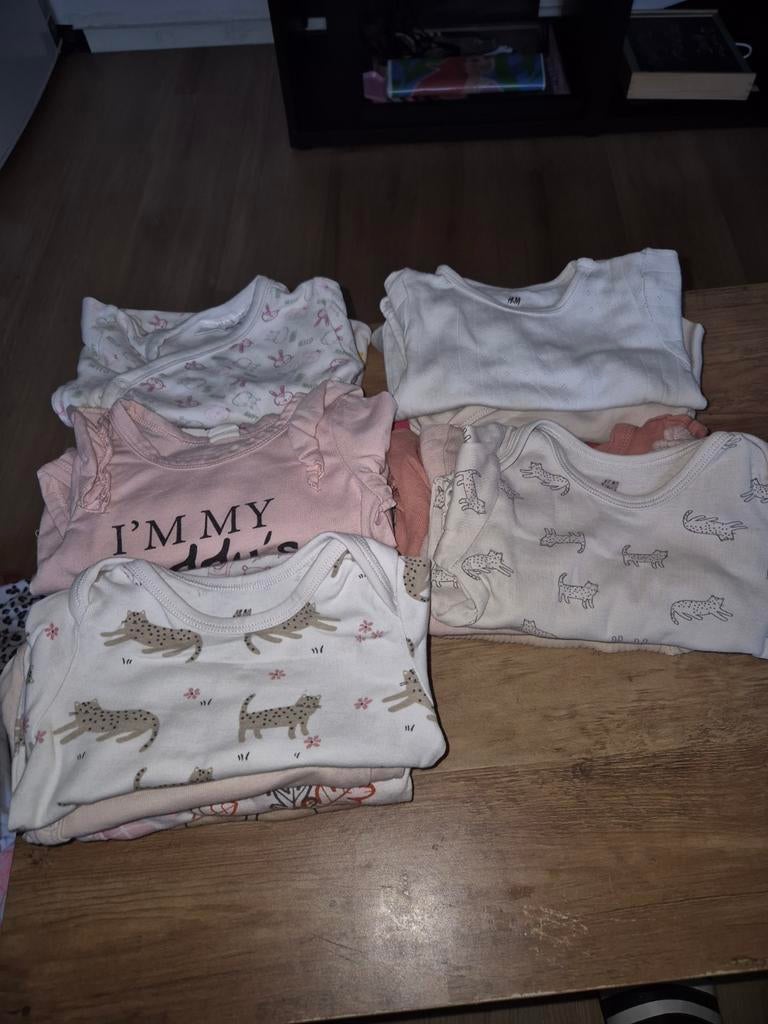 Rompertjes lange mouw, Kinderen en Baby's, Babykleding | Maat 68, Ophalen of Verzenden, Zo goed als nieuw, Meisje, Overige typen