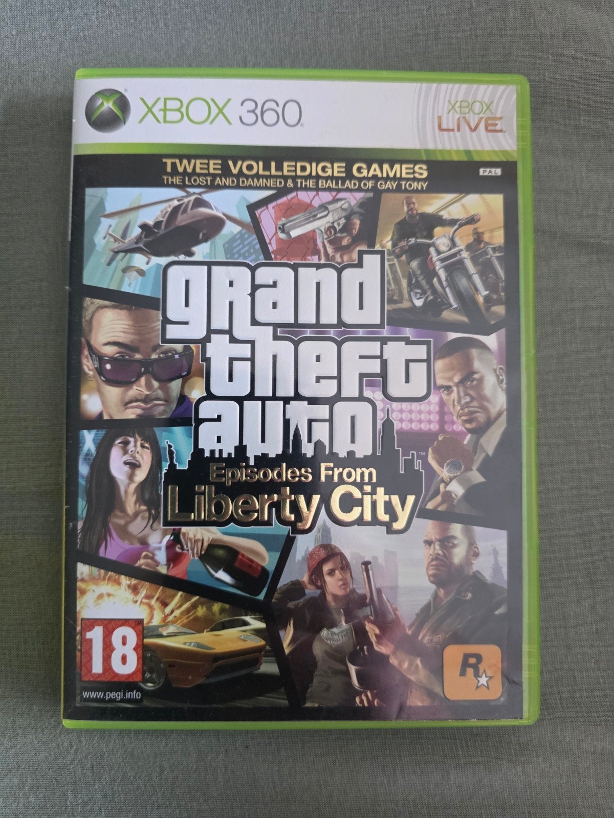 Grand Theft Auto: Episodes from Liberty City Xbox 360, Avontuur en Actie, Gebruikt, Vanaf 18 jaar, 1 speler