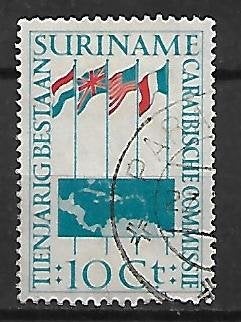 Suriname 325, Ophalen of Verzenden, Gestempeld