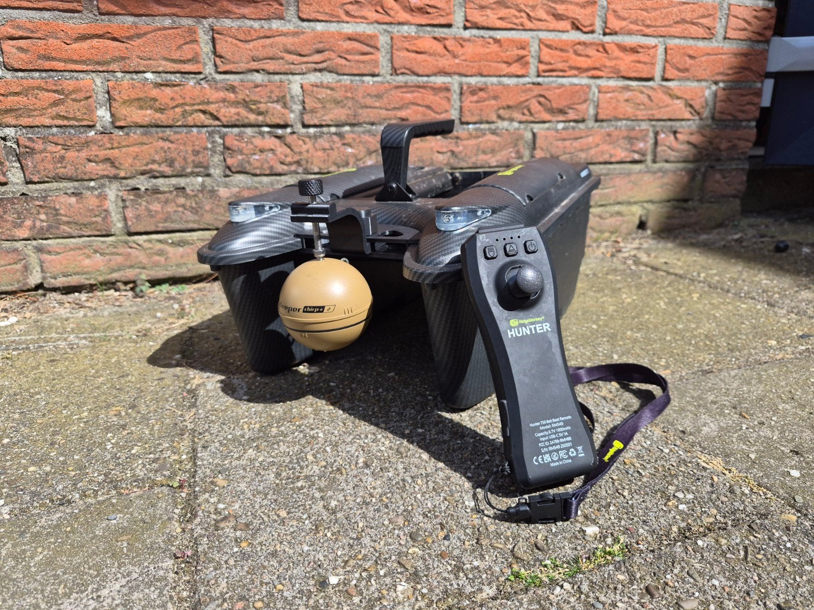 Ridgemonkey Hunter 750 voerboot met Deeper Chirp2, Ophalen of Verzenden, Nieuw, Overige typen