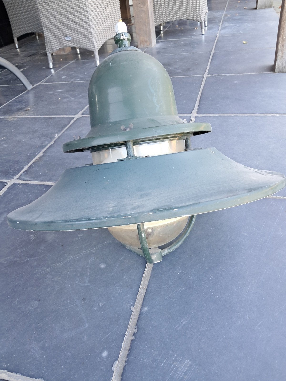 Oude Industriële lampen, Tuin en Terras, Buitenverlichting, Ophalen, Gebruikt, Netvoeding, 50 tot 250 watt