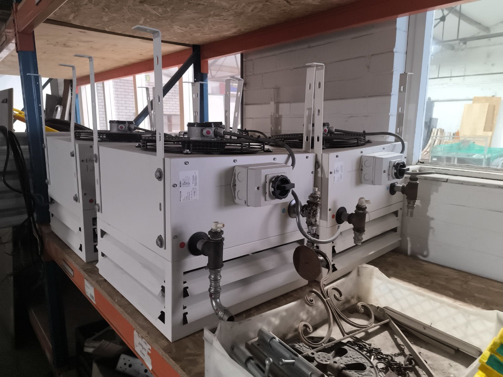 Winterwarm verwarmingsunits op CV - WWH 120, Doe-het-zelf en Verbouw, Ophalen, Zo goed als nieuw, 800 watt of meer, Overige typen