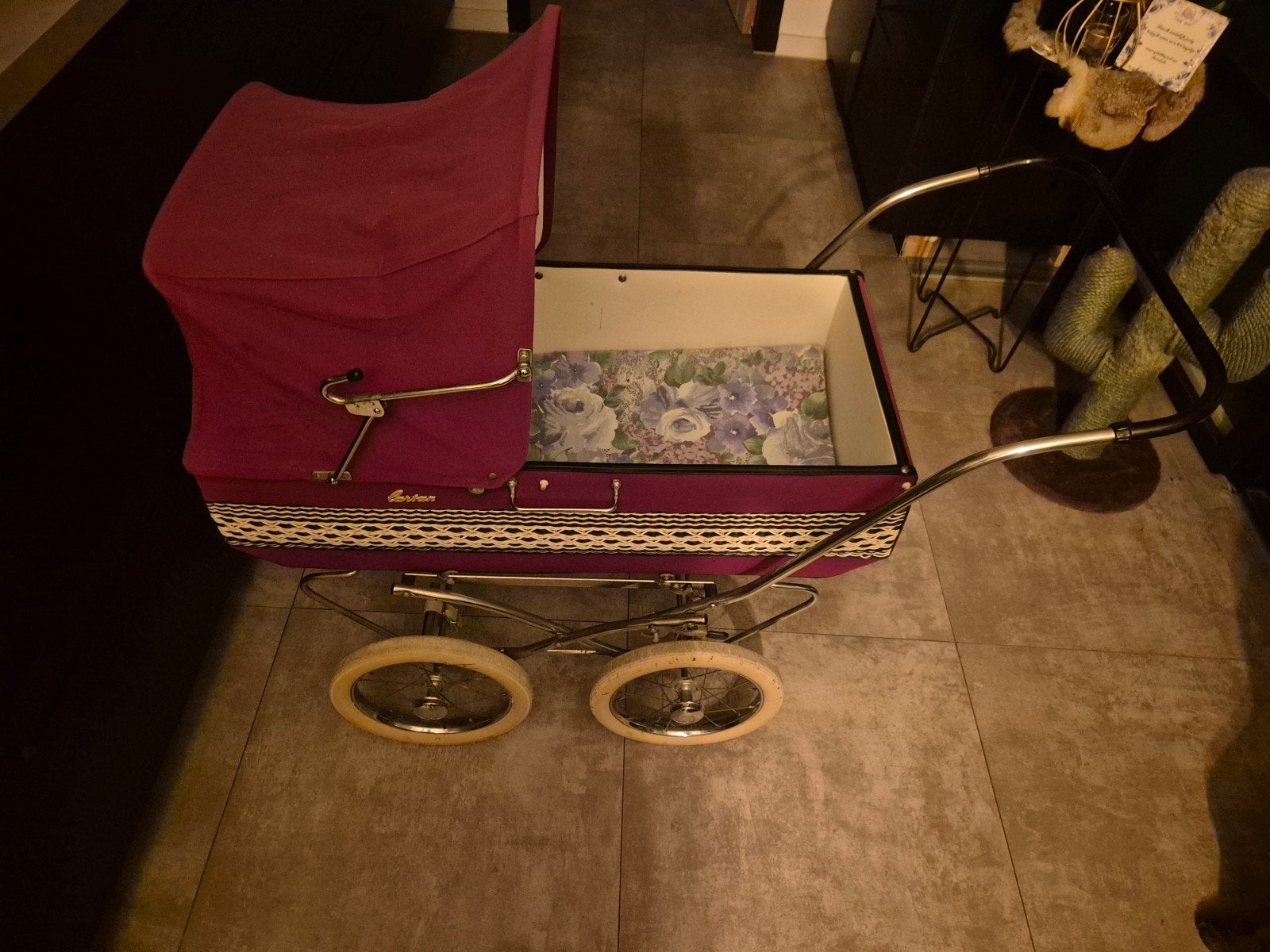 vintage kinderwagen, Kinderen en Baby's, Kinderwagens en Combinaties, Ophalen of Verzenden, Gebruikt, Overige merken