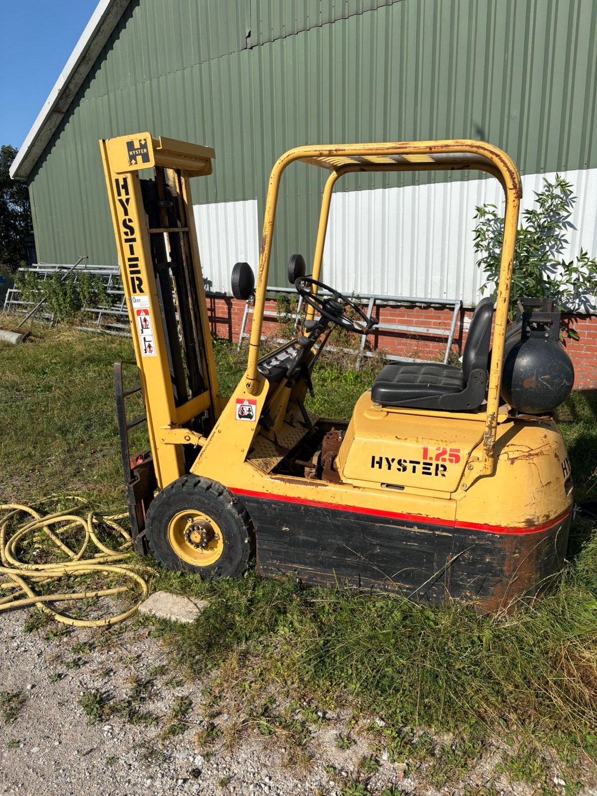 Hyster 1.25 heftruck, Ophalen, Transport