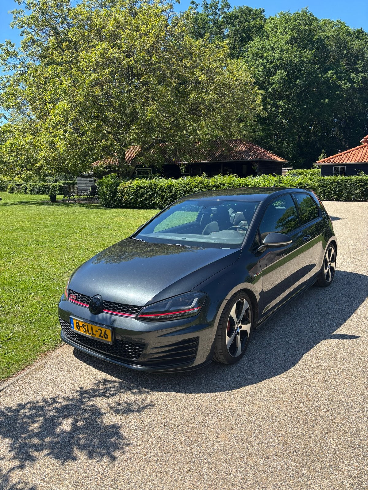 Volkswagen Golf 2.0 GTI performance 169KW 3D 2013 Grijs, Stof, 1282 kg, Zwart, 4 cilinders