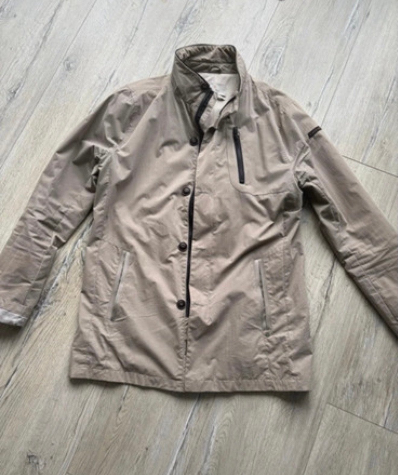Cast Iron Muscle Car Coat - Beige/Zandkleurig, Ophalen of Verzenden, Zo goed als nieuw, Maat 52/54 (L), Beige