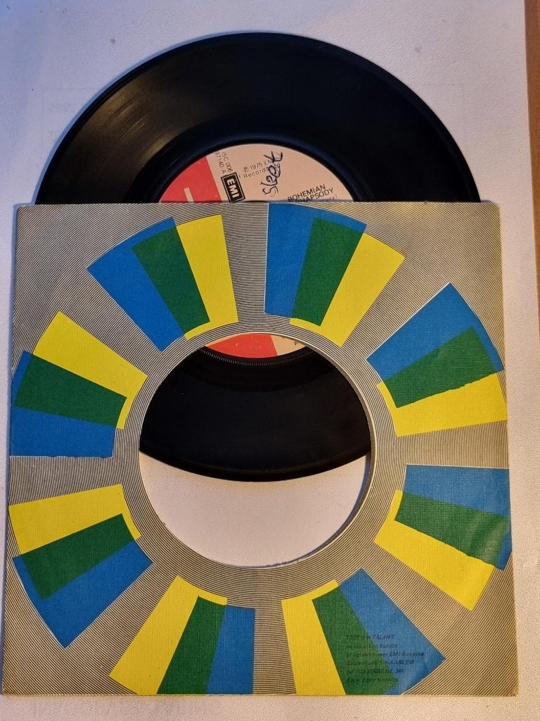 single Queen BOHEMIAN RHAPSODY grote super hit uit 1975, Gebruikt, 7 inch, Ophalen of Verzenden, Pop