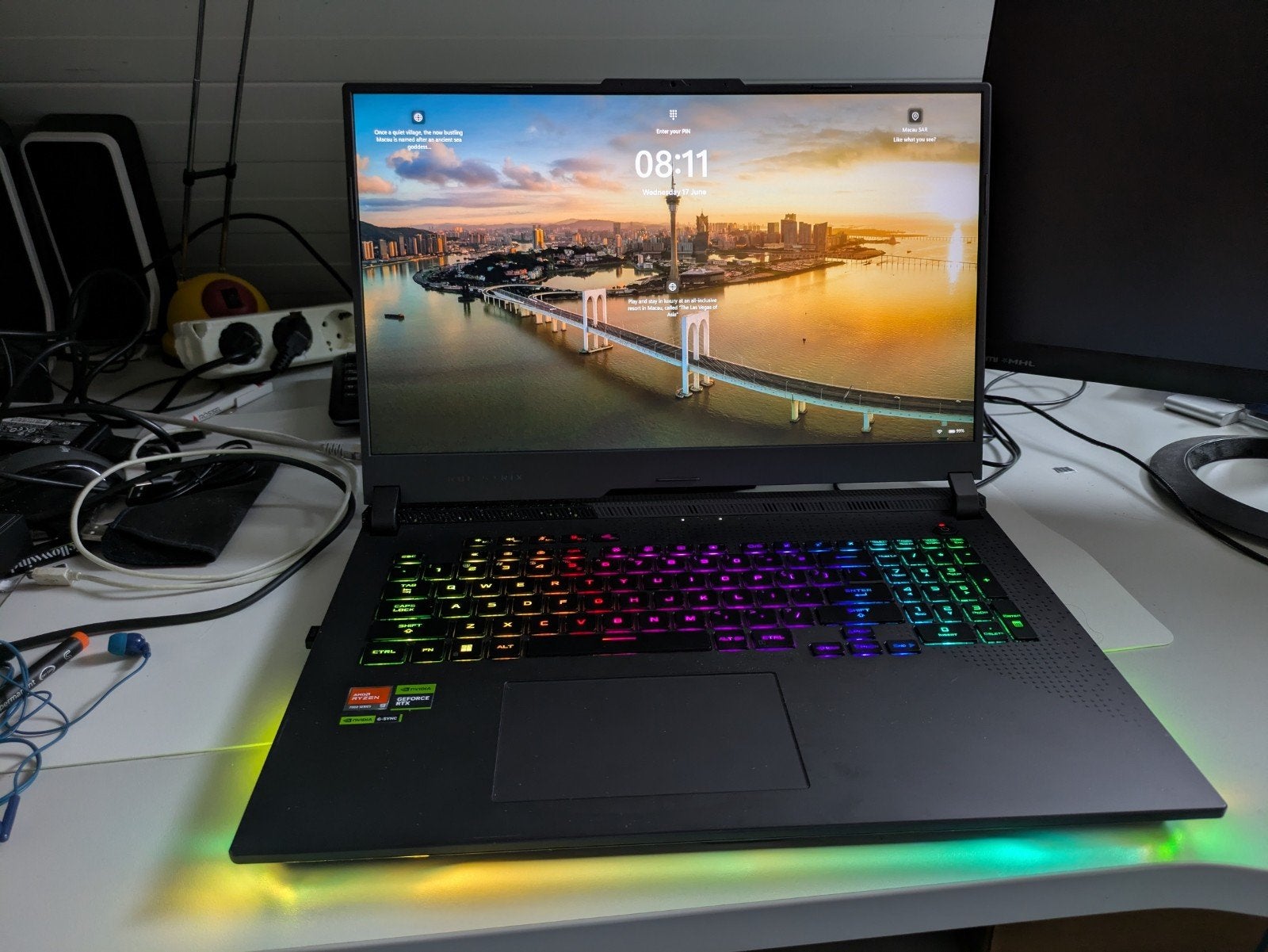 ASUS ROG Strix G17 Gaming Laptop - Krachtig en Snel, Computers en Software, Windows Laptops, Ophalen, Met videokaart, Qwerty, AMD Ryzen 9 8940HX