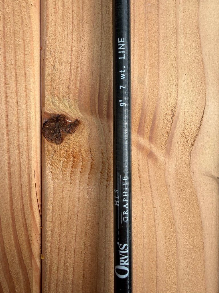 Vliegvishengel Orvis hls graphite #7, Watersport en Boten, Hengelsport | Vliegvissen, Ophalen, Zo goed als nieuw, Werphengel
