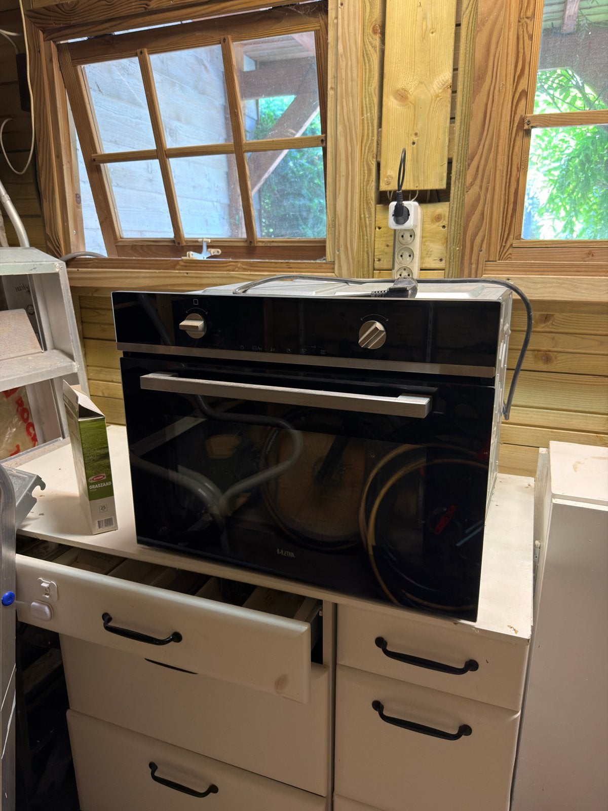 Inbouw Combi Magnetron Oven, Witgoed en Apparatuur, Ophalen, Minder dan 45 cm, Combi-oven, Inbouw