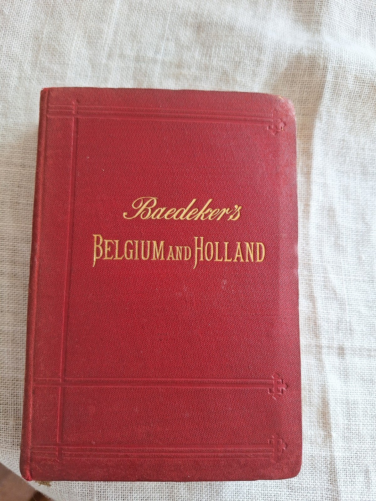 Baedeker's Belgium and Holland Reisgids 1901 - Compleet, Boeken, Europa, Ophalen of Verzenden, Reisgids of -boek, Overige merken