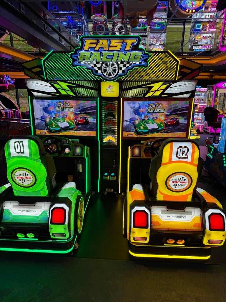 Fast Racing Race Simulator - Arcade Hal speelautomaat, Ophalen, Nieuw