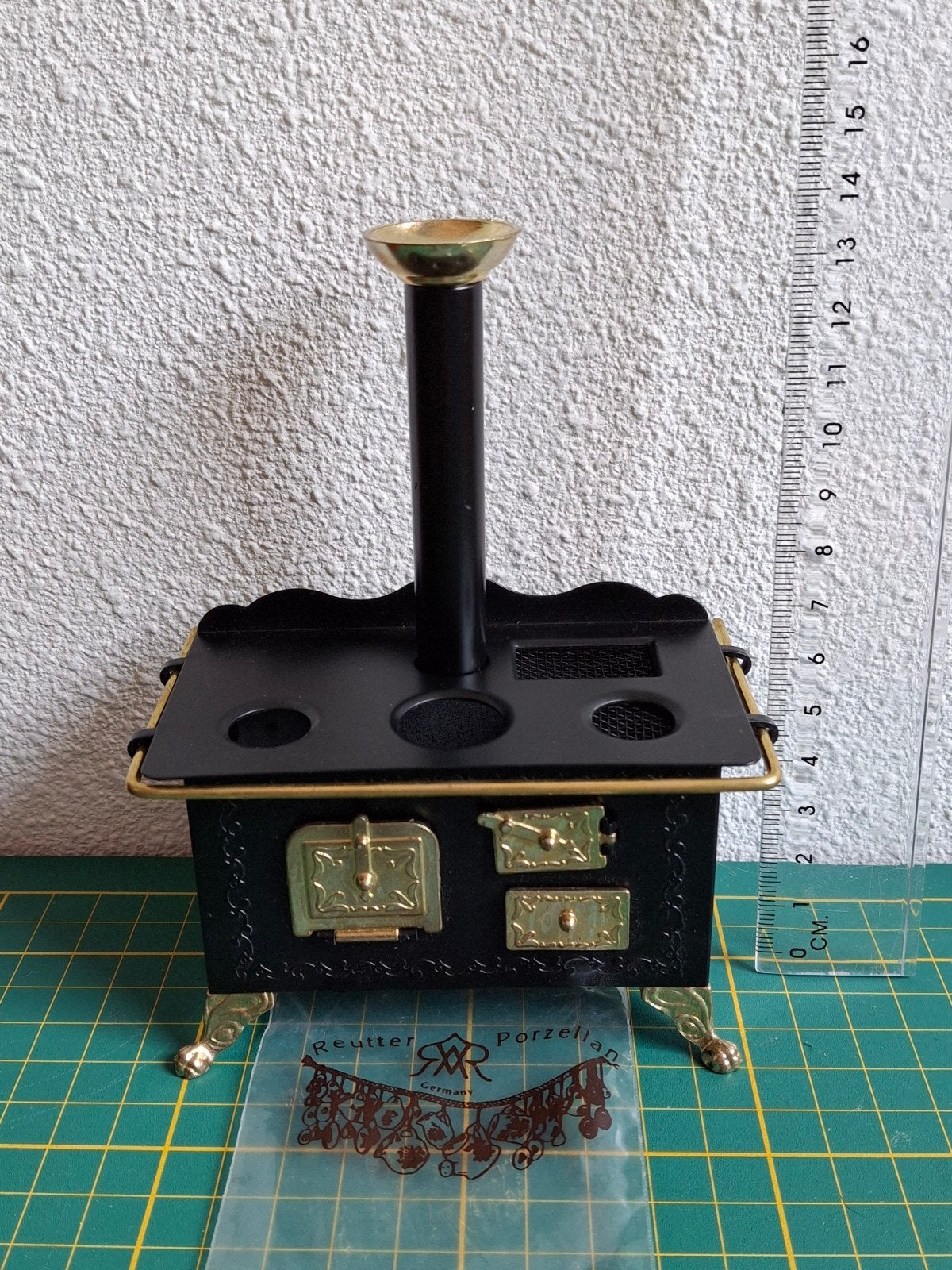 Poppenhuis 1:12 Reutter fornuis, Verzamelen, Ophalen of Verzenden, Nieuw, Poppenhuis