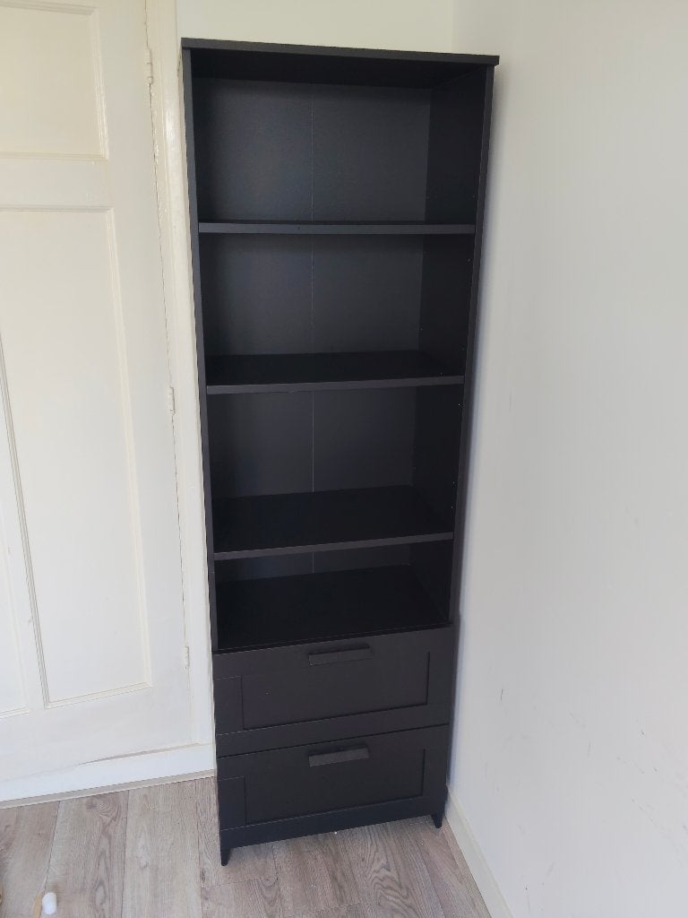Ikea Billy boekenkast zwart, Ophalen, 50 tot 100 cm, Zo goed als nieuw, 150 tot 200 cm