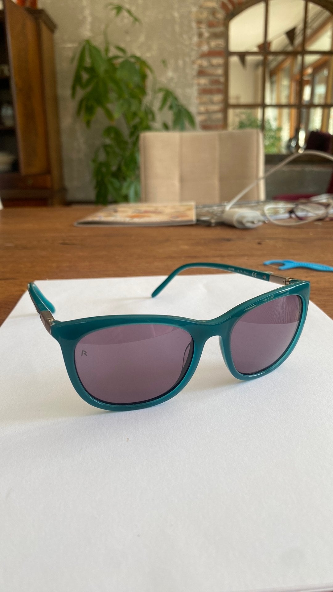 Zonnebril van Rodenstock meiden van een jaar of 10., Blauw, Zonnebril, Zo goed als nieuw, UV-bescherming