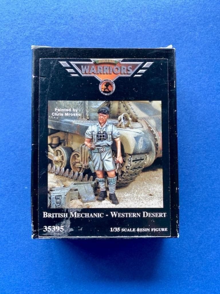 Warriors	35395	British Mechanic - Western Desert	1/35	Resin, Verzenden, Nieuw, 1:35 tot 1:50