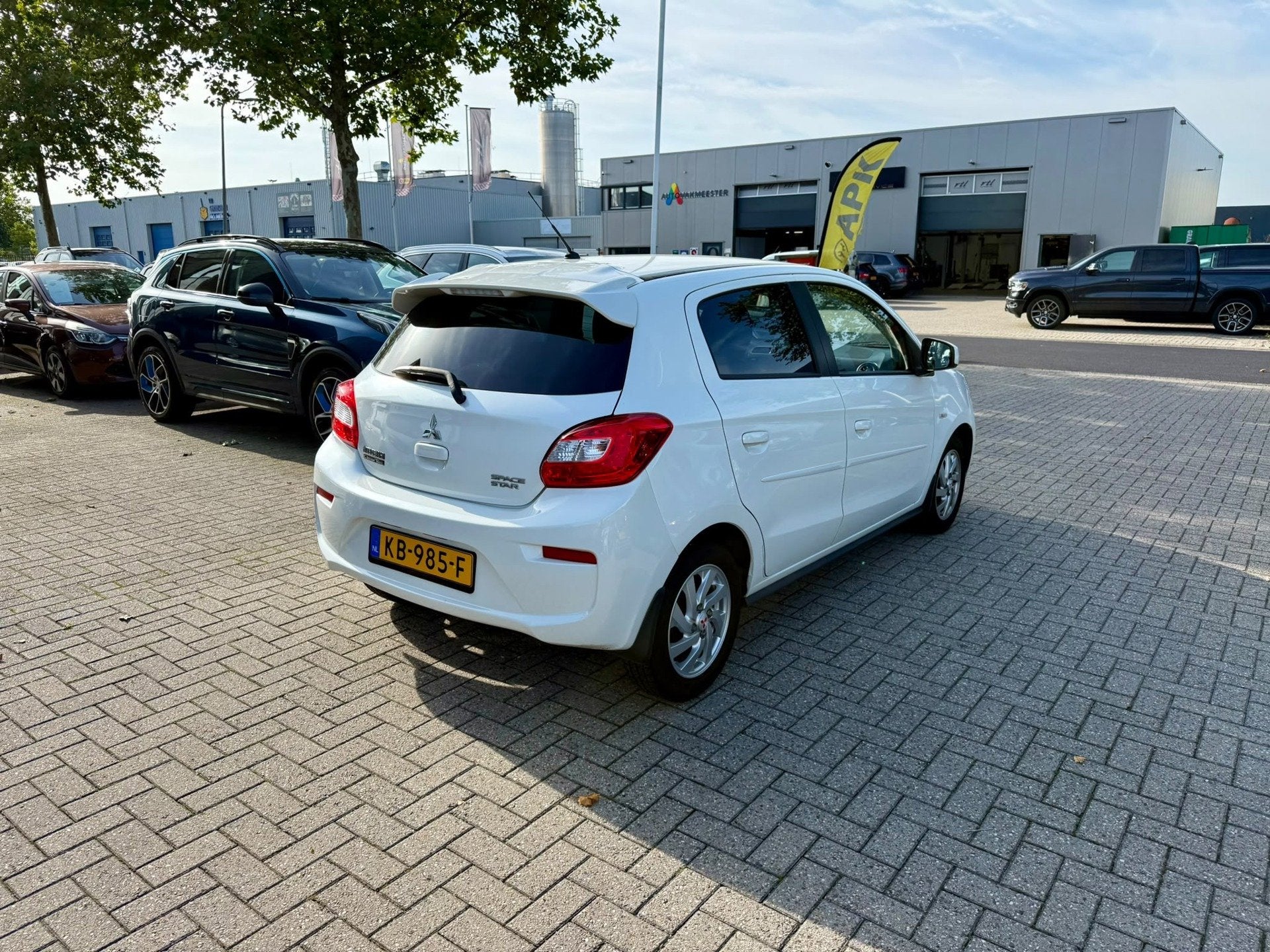 Mitsubishi Space Star 1.0 Intense|airco|NAP|Automaat|4-seizo, Stof, Gebruikt, Wit, Origineel Nederlands