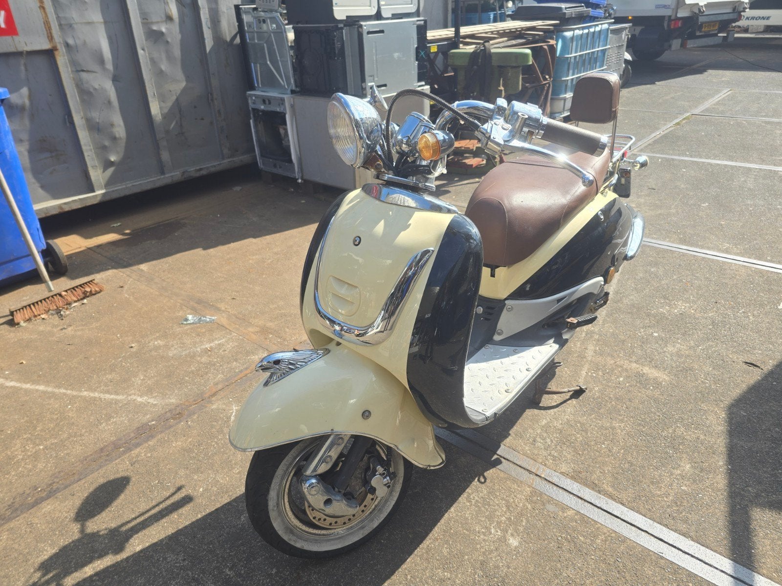 retro agm snorscooter met weinig km, bj 2013, Fietsen en Brommers, Ophalen, Gebruikt, Benzine