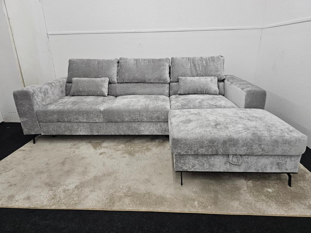 GLOEDNIEUWE Luxe hoekbank met slaap en opslagfunctie, 125 cm of meer, 125 cm of meer, Zo goed als nieuw, Info@homefriesland.nl