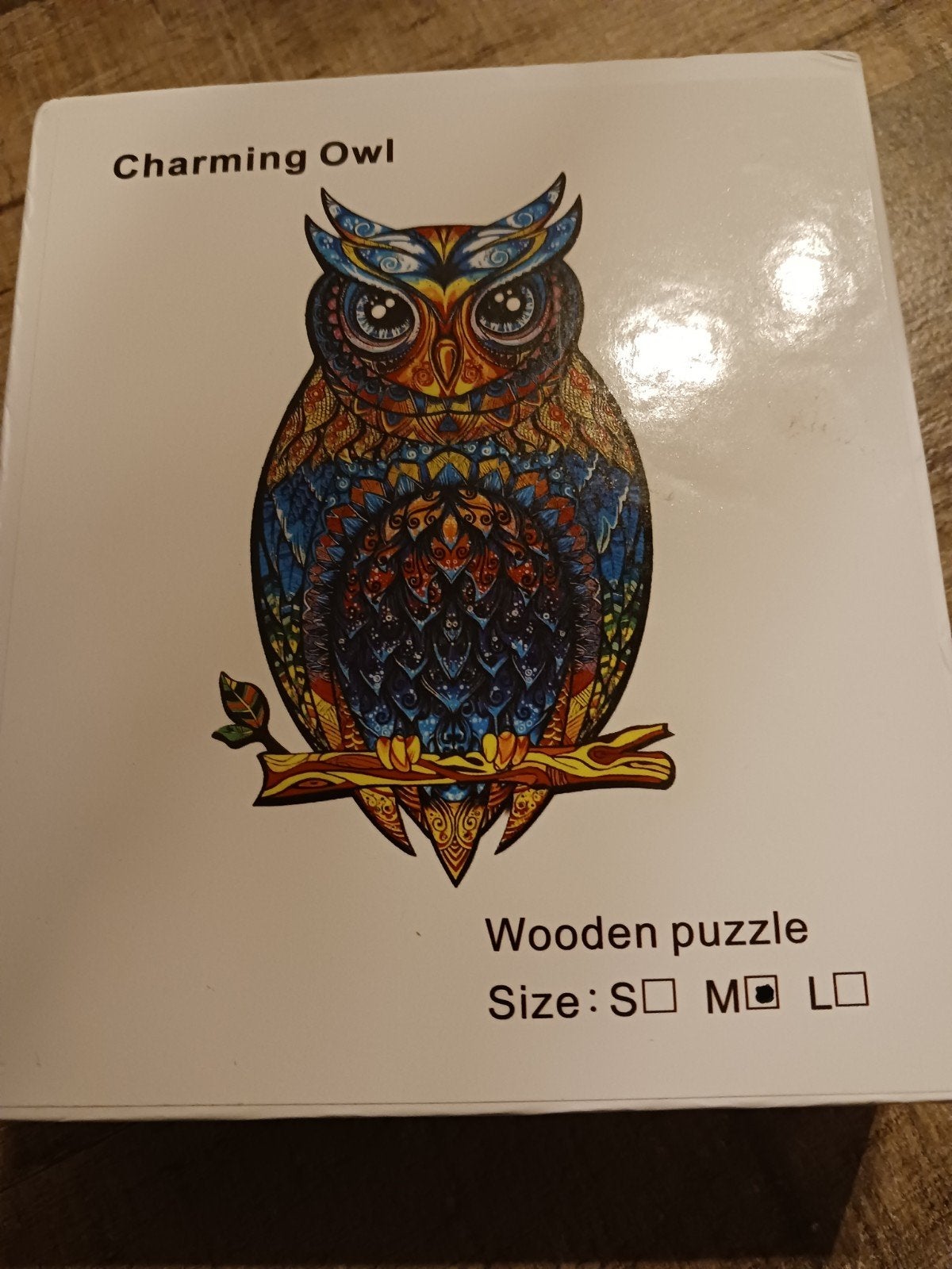 houten uil, Ophalen of Verzenden, Minder dan 500 stukjes, Zo goed als nieuw, Legpuzzel