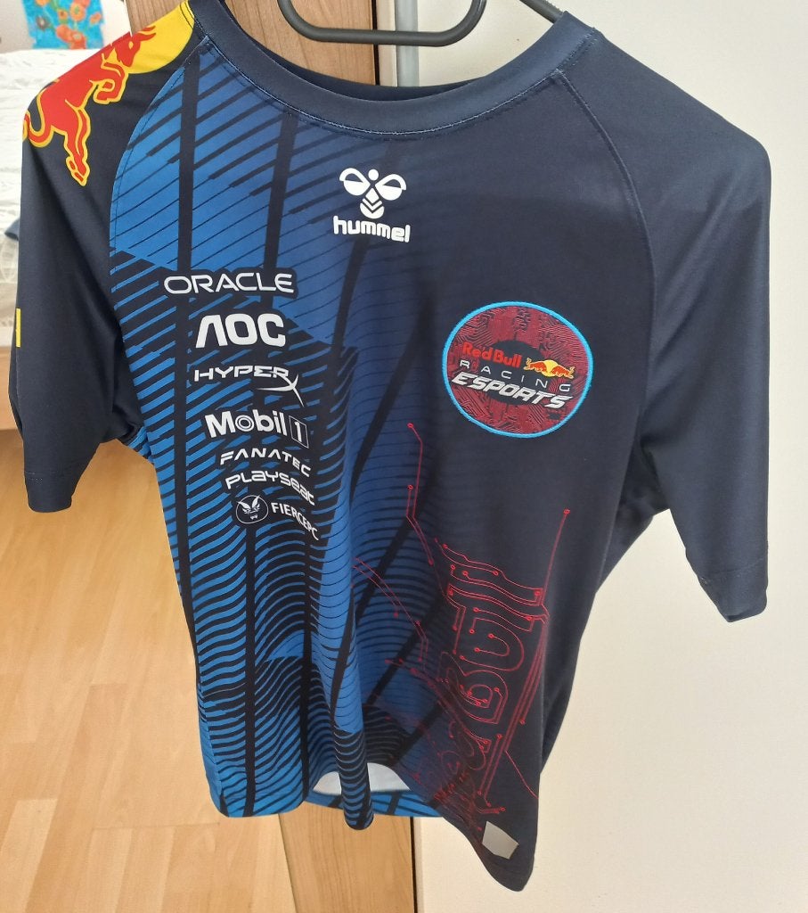 Red Bull shirt, Ophalen of Verzenden, Zo goed als nieuw, Maat 46 (S) of kleiner, Blauw