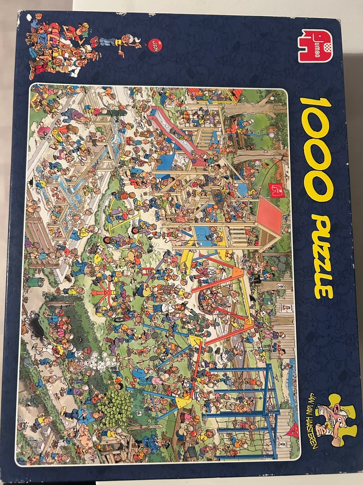 Jan van haasteren puzzel 1000 stukjes, Ophalen, 500 t/m 1500 stukjes, Zo goed als nieuw