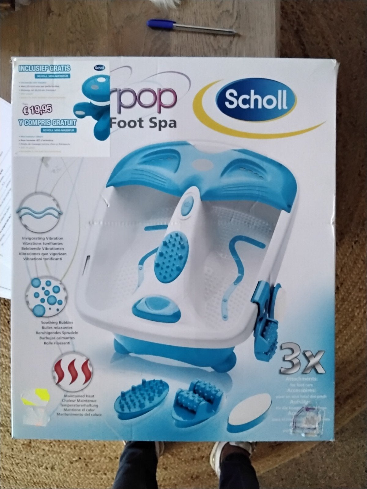 Scholl foot spa, Ophalen of Verzenden, Nieuw