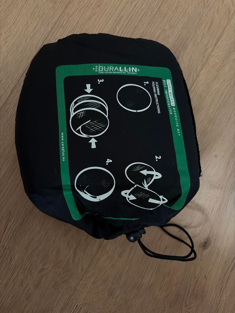 Care Plus Durallin+ Lichtgewicht Klamboe - Nieuw, Ophalen of Verzenden, Nieuw, Zwart