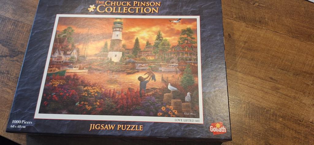 Puzzel Chuck pinson 1000 stukjes, Hobby en Vrije tijd, Denksport en Puzzels, Ophalen of Verzenden, 500 t/m 1500 stukjes, Zo goed als nieuw