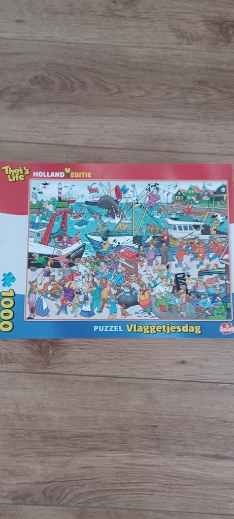 That's life: Vlaggetjesdag., Ophalen, 500 t/m 1500 stukjes, Zo goed als nieuw