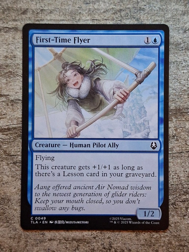 First-Time Flyer - Magic the Gathering, Verzenden, Zo goed als nieuw, Losse kaart