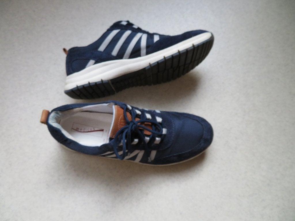 MEDICUS schoenen sneakers blauw leer maat 8 G 42, Kleding | Dames, Schoenen, Medicus, Blauw, Ophalen of Verzenden, Sneakers of Gympen