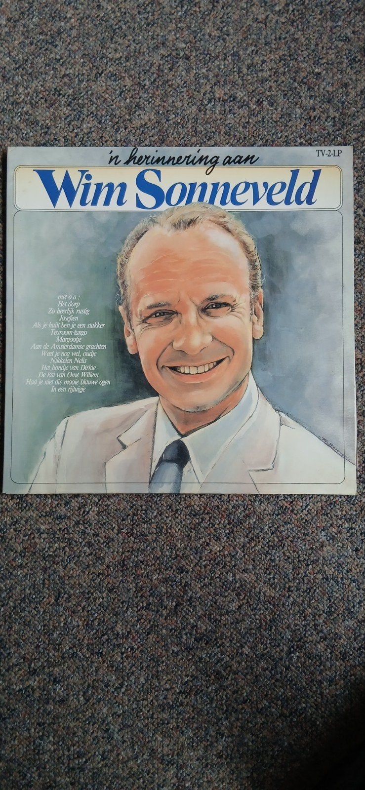 Wim Sonneveld - 'n Herinnering aan (TV-2-LP), Ophalen, Gebruikt, Cabaret of Kleinkunst, Dubbel-LP
