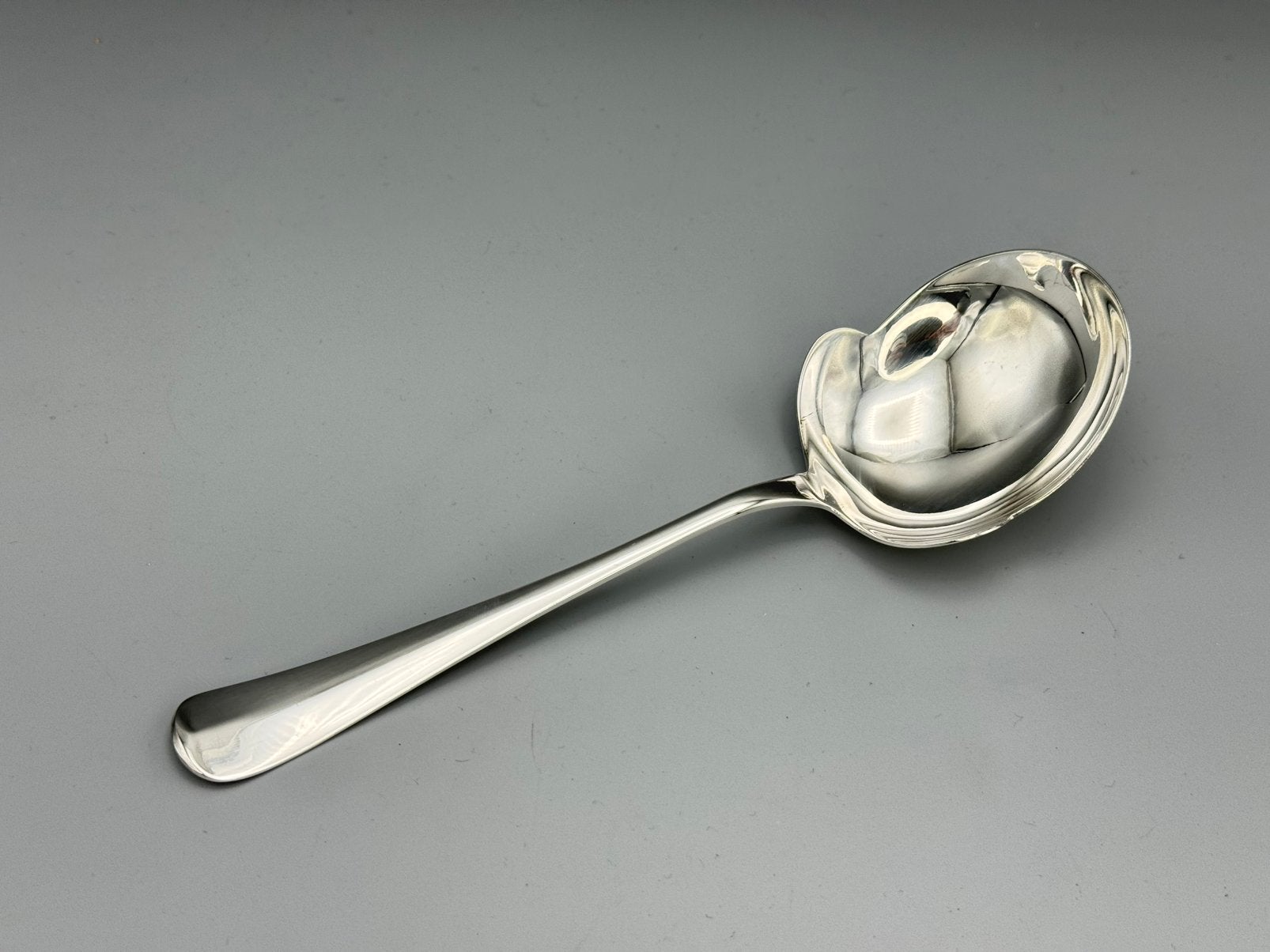 Zilveren aardappellepel, Haags Lofje, VKB, 1986, Ophalen of Verzenden, Zilver